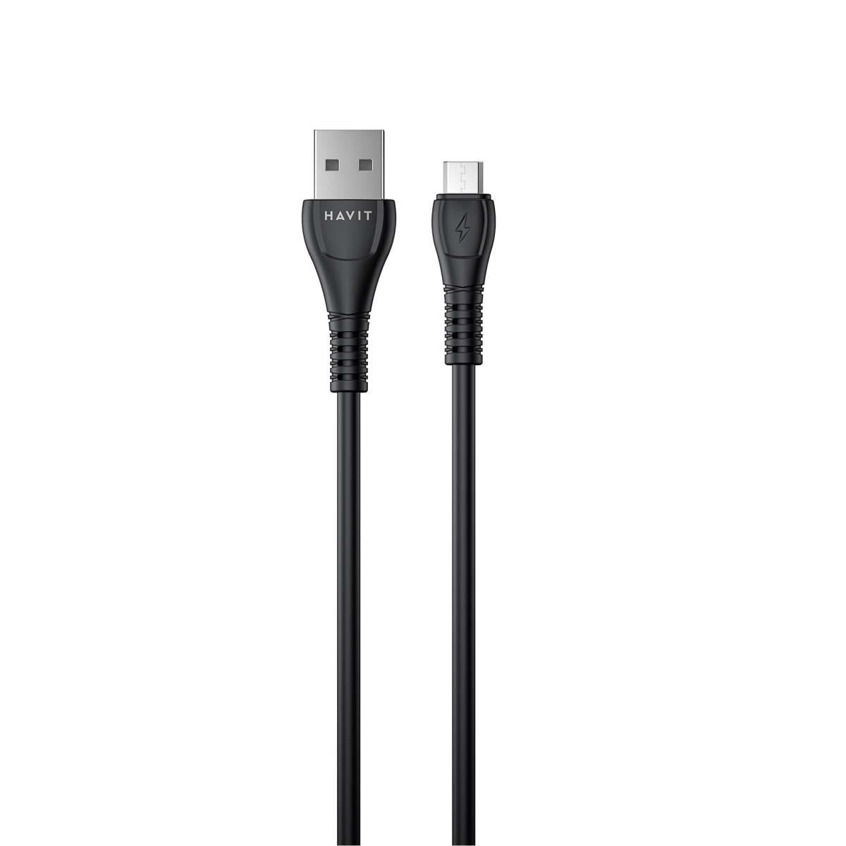 Кабель USB - Micro USB HAVIT HV-CB640C 2.1A 1.8м Black