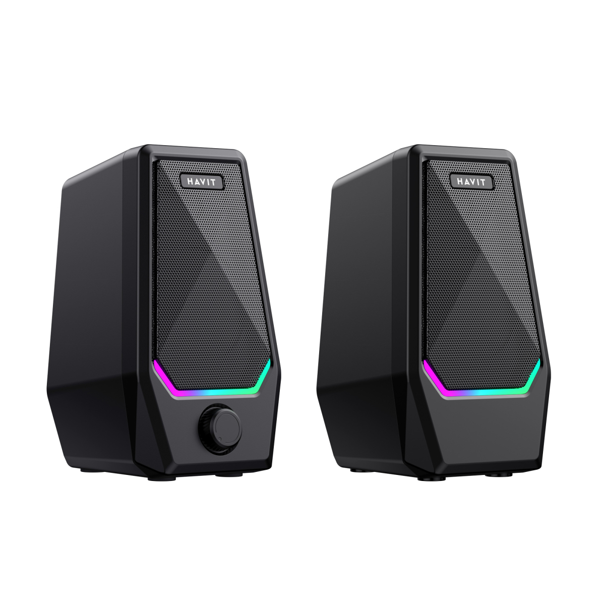 Стерео колонки HAVIT SK768 USB 10W RGB Black
