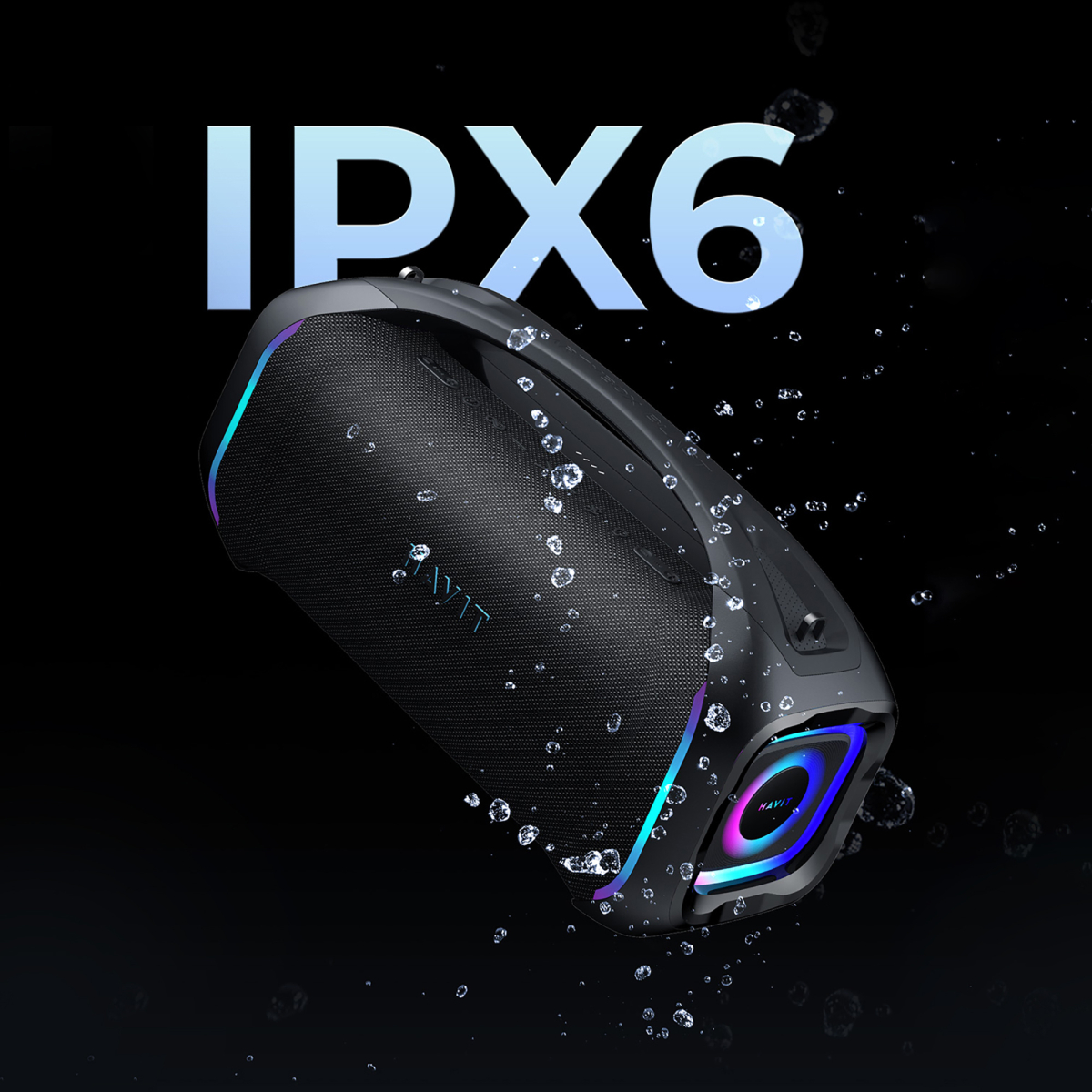 Портативна колонка HAVIT SK910BT "Party Blast" 100W IPX6 Black Портативна колонка HAVIT SK910BT "Party Blast" 100W IPX6 Black