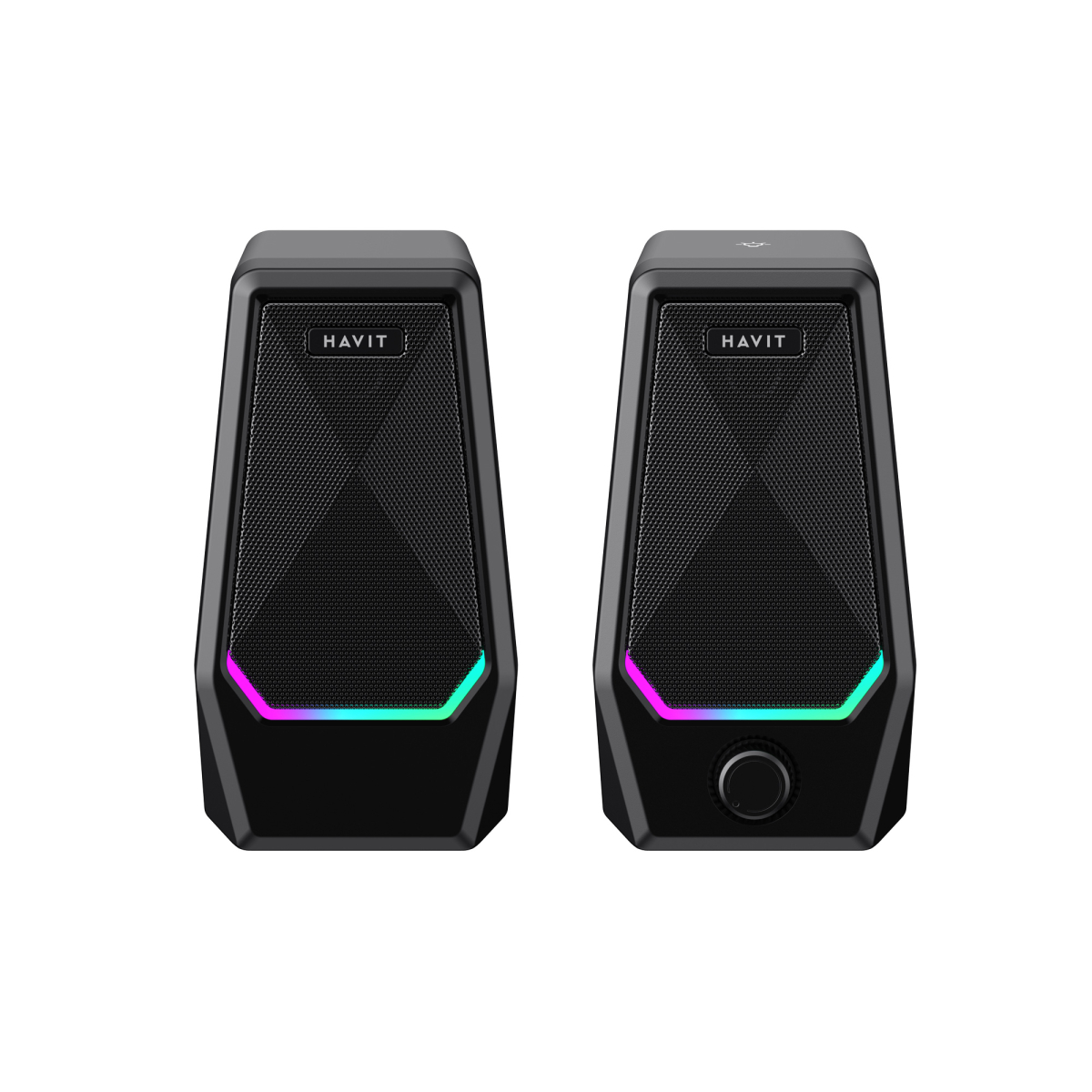 Стерео колонки HAVIT SK768 USB 10W RGB Black