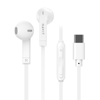 Навушники з мікрофоном HAVIT HV-E336C USB-C White