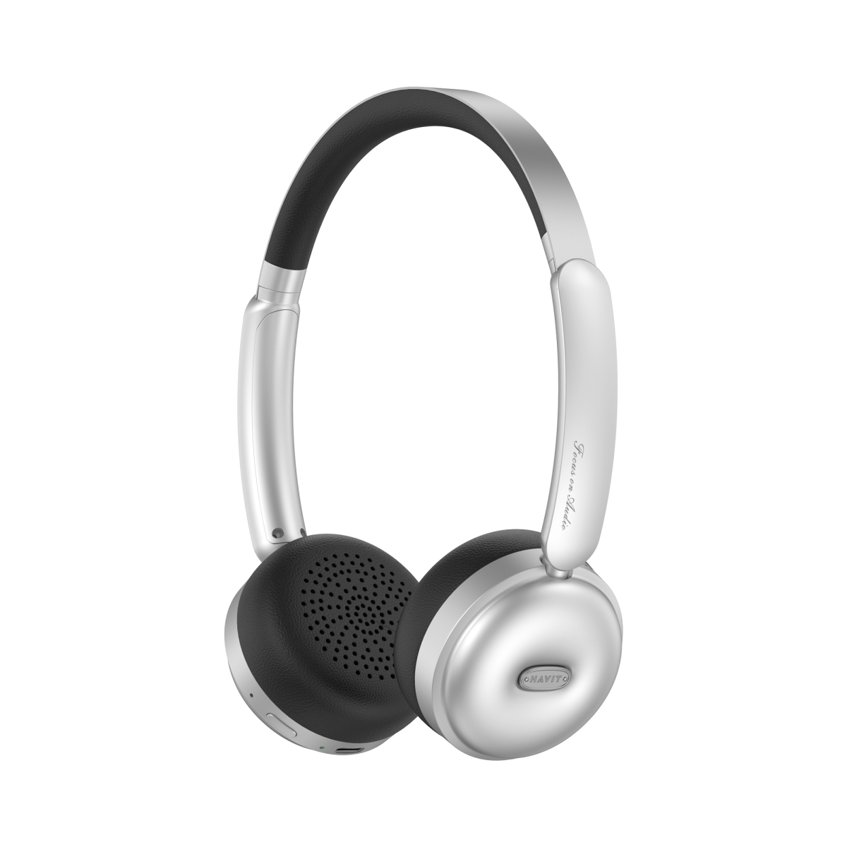 Навушники накладні бездротові HAVIT H616BT "VINTAGE 01H" Silver