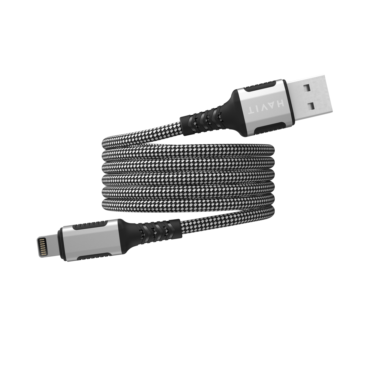 Кабель USB - Lightning HAVIT CB6299 2.4A 1м ( магнітний)