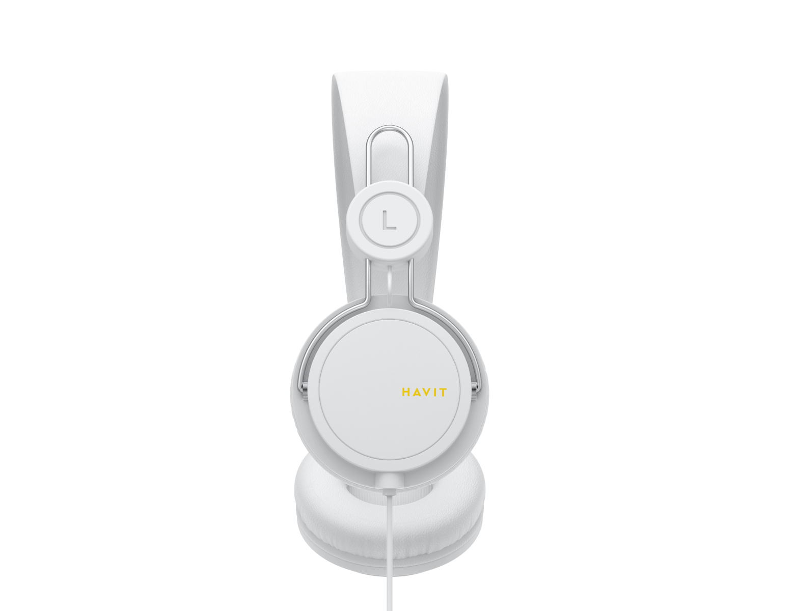 Навушники дротові накладні HAVIT HV-H2198D White з мікрофоном