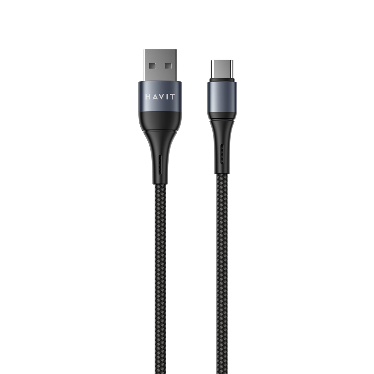 Кабель USB - USB-C HAVIT HV-CB651C 2.1A 1м Black