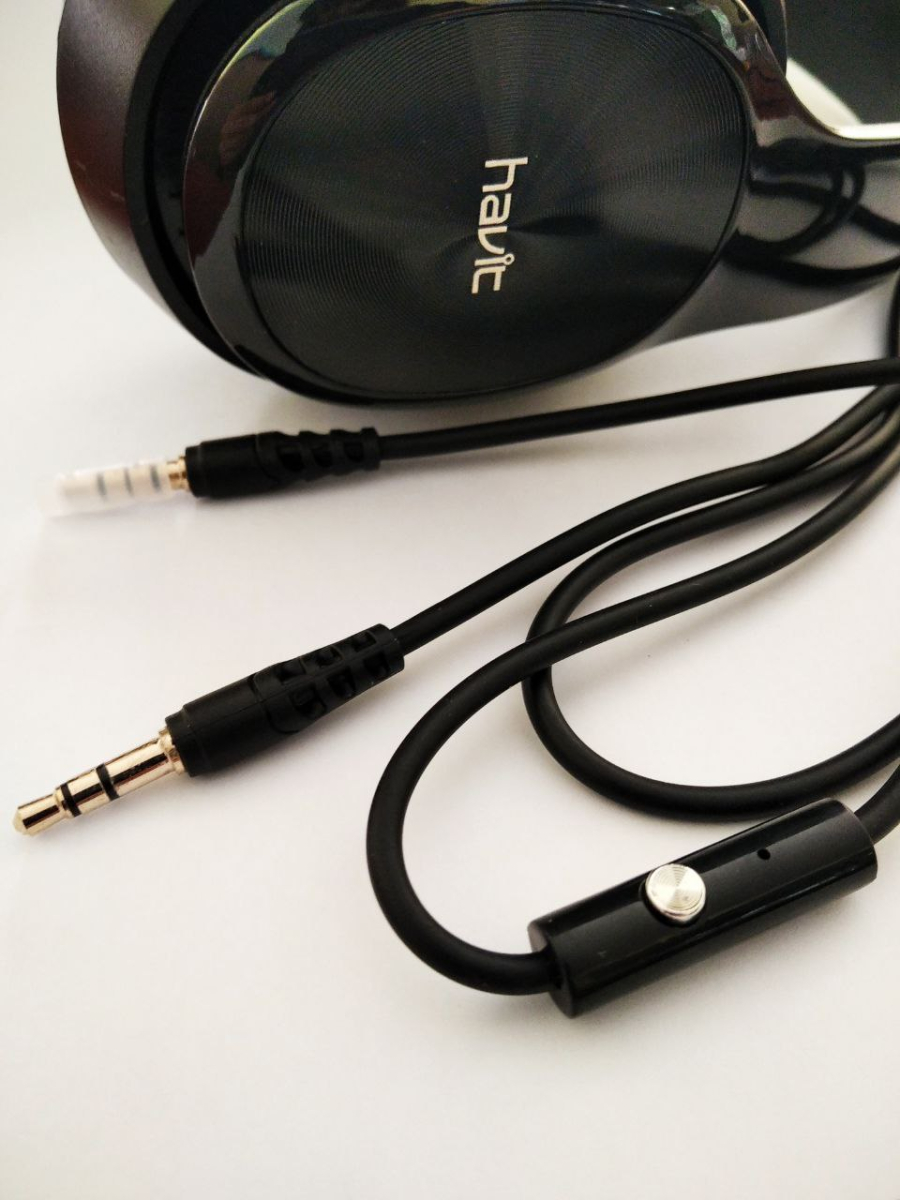 Навушники дротові накладні HAVIT HV-H101d з мікрофоном