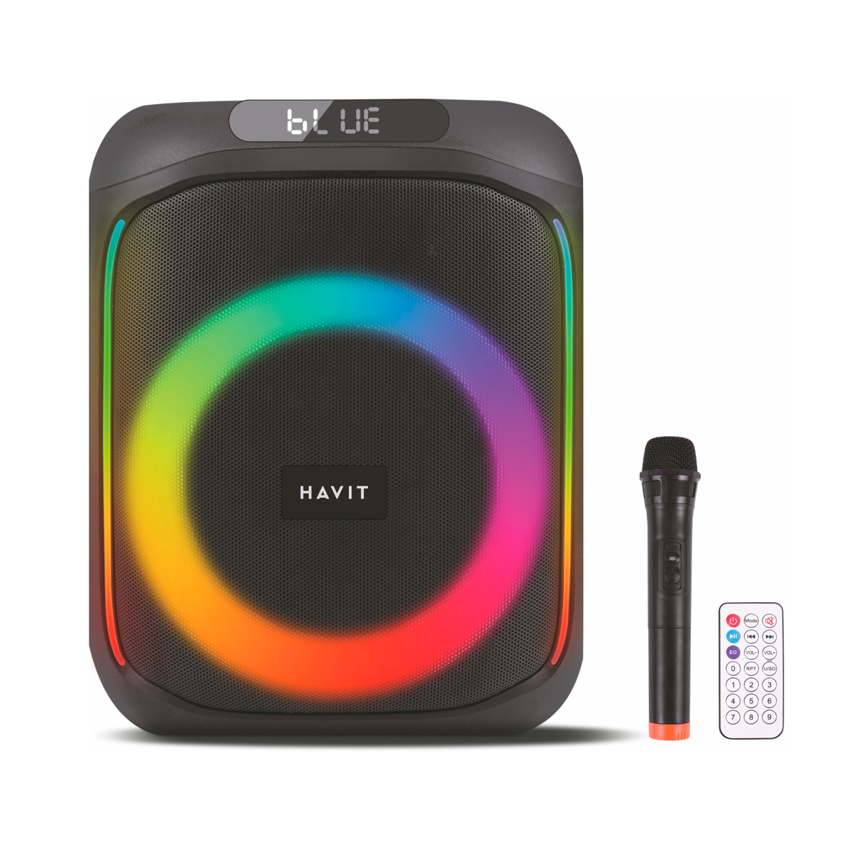 Портативна колонка HAVIT SQ146BT 60W RGB Black