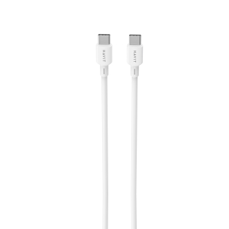 Кабель USB-C - USB-C HAVIT CBX310 PD60W 3A 2м White