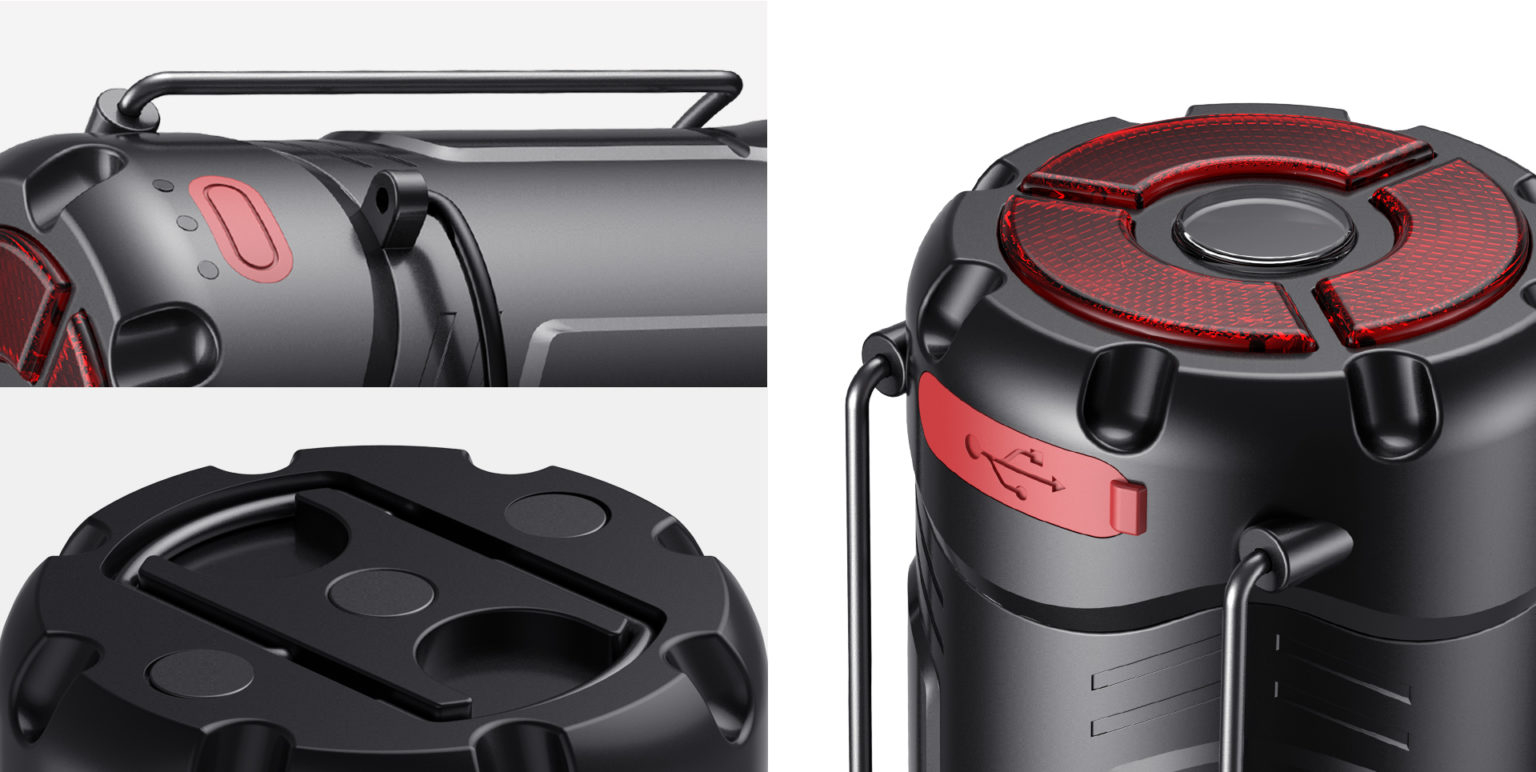 Багатофункціональний ліхтар для кемпінгу HAVIT HV-S006 3W 300Lm