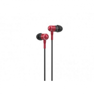 Вакуумні навушники з мікрофоном HAVIT HV-L670 Red/Black