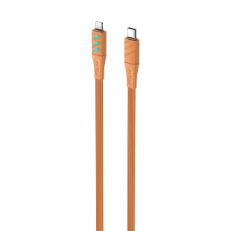 Кабель USB-C - Lightning HAVIT HV-CB6255 PD27W 1м з LED індикатором Orange