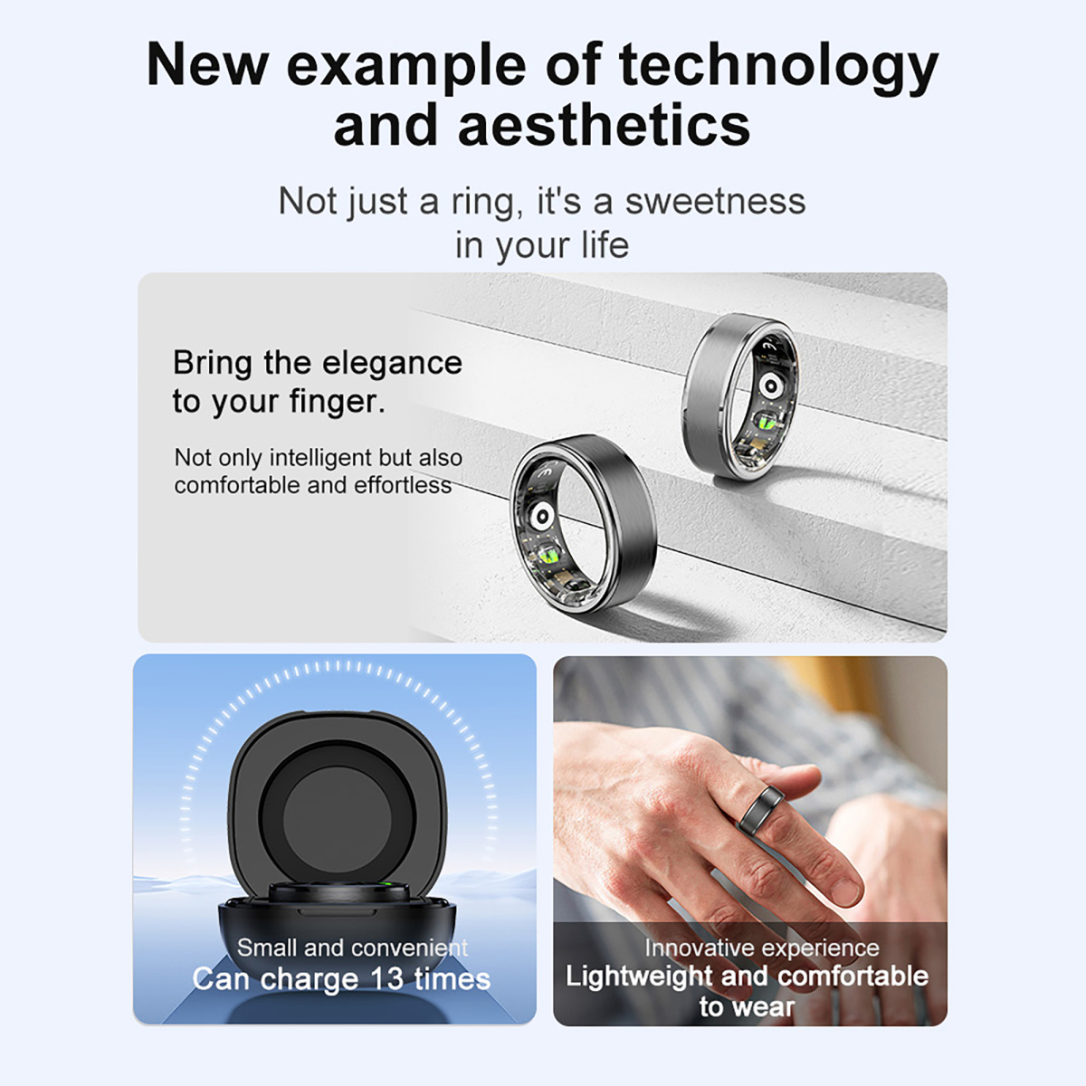 Cмарт кільце HAVIT M7083-12 Bluetooth Black