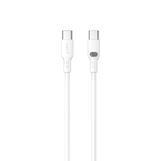 Кабель USB-C to USB-C HAVIT HV-CB6279 PD60W 3A 1м White