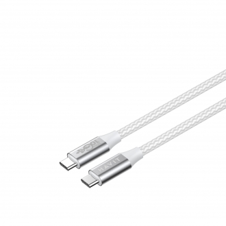 Кабель USB-C to USB-C HAVIT HV-CB6290 PD100W 5A 1м White