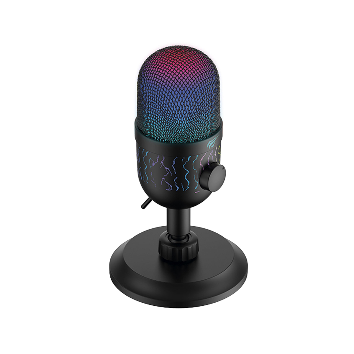 Мікрофон для комп'ютера ігровий HAVIT HV-GK52 USB RGB Мікрофон для комп'ютера ігровий HAVIT HV-GK52 USB RGB