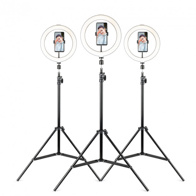 Набір 2в1 Трипод для смартфону + світлодіодне кільце HAVIT HV-ST7012I