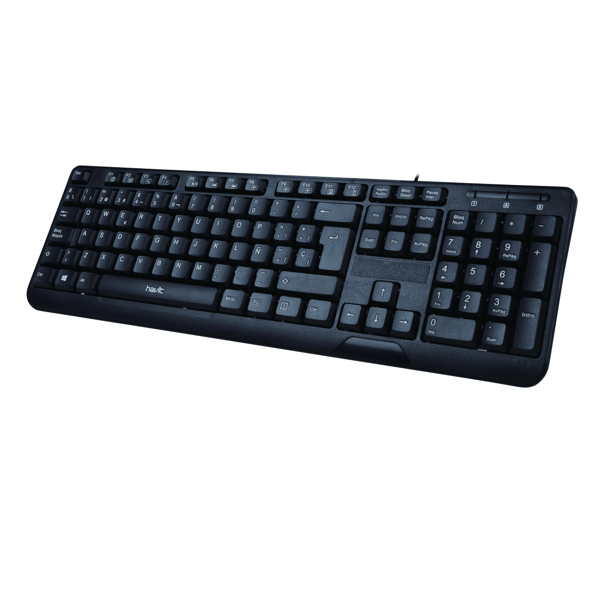Дротова клавіатура HAVIT HV-KB378 USB Black
