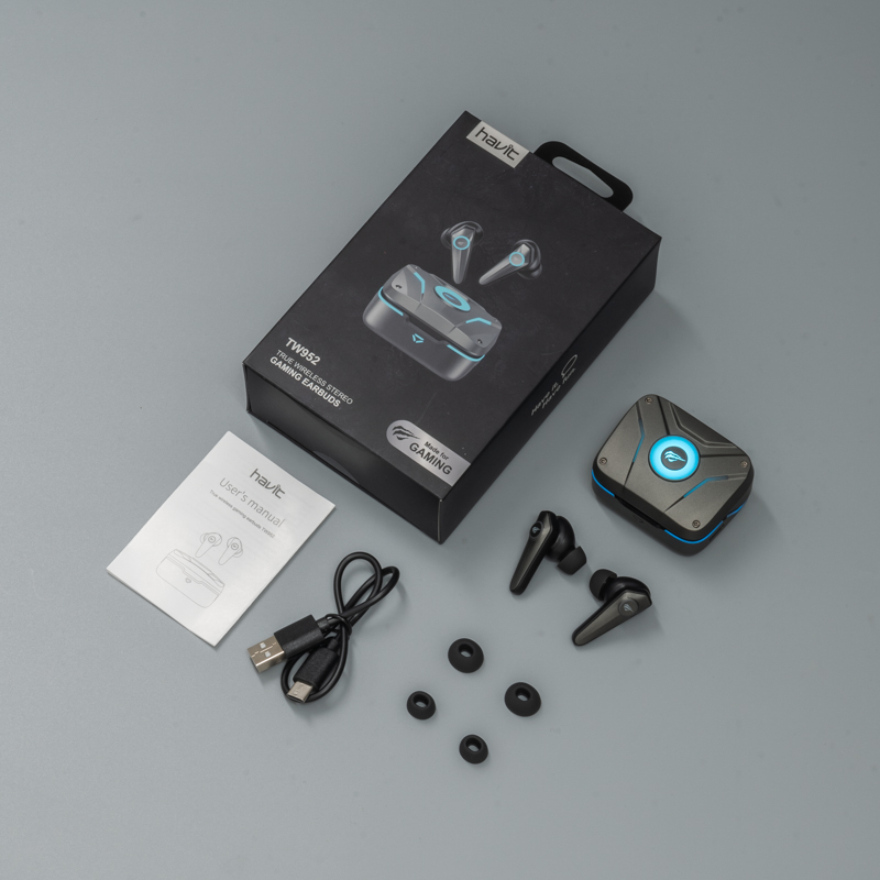 Бездротові ігрові навушники HAVIT TW952 TWS Black Бездротові ігрові навушники HAVIT TW952 TWS Black