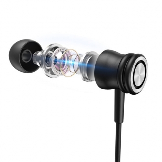 Вакуумні навушники з мікрофоном HAVIT HV-E303P Black