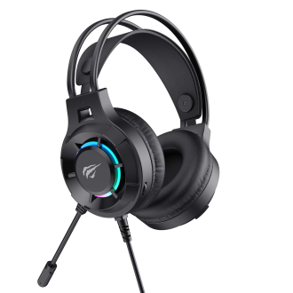 Ігрові навушники з мікрофоном HAVIT H2049d RGB Black