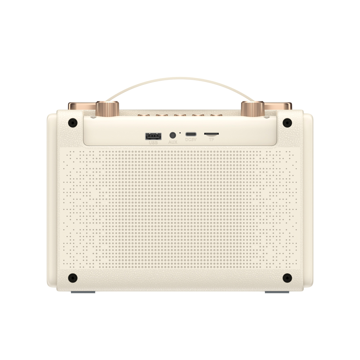 Портативна ретро колонка караоке HAVIT SK823BT 16W RGB Beige