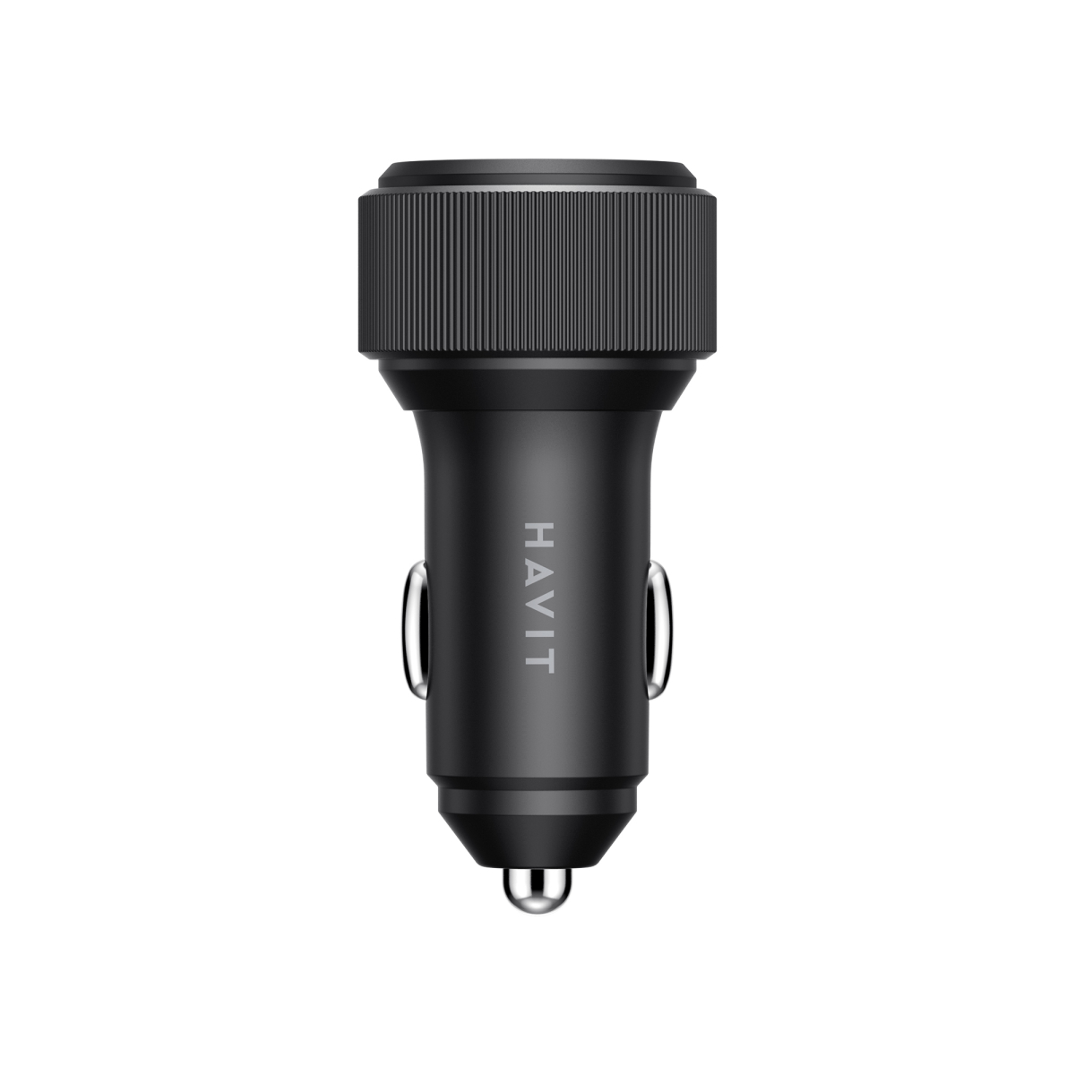 Автомобільний зарядний пристрій HAVIT HV-CC2014 60W 2xUSB-C Black