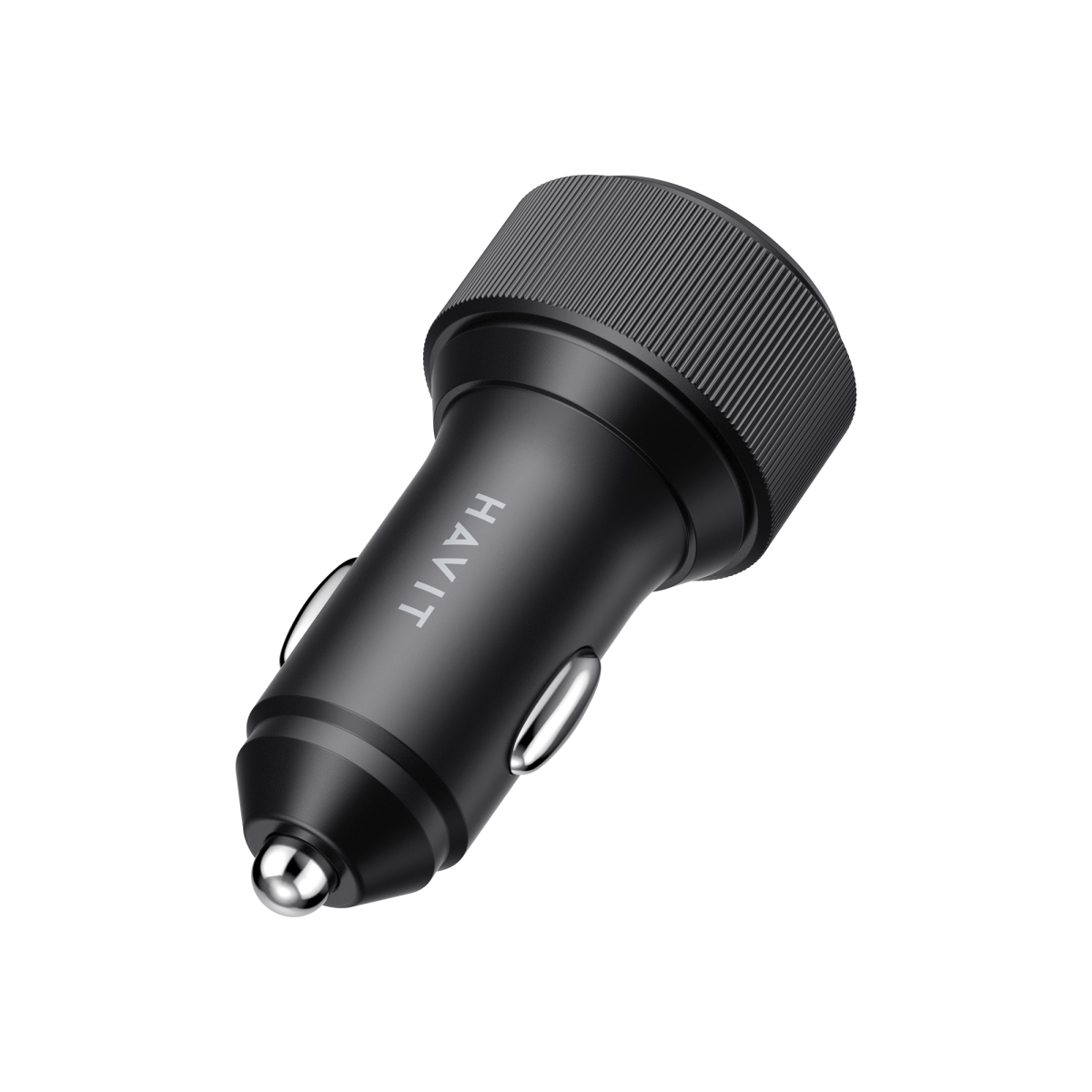 Автомобільний зарядний пристрій HAVIT HV-CC2014 60W 2xUSB-C Black