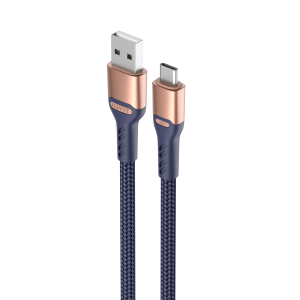 Кабель USB - USB-C HAVIT HV-CB6217 3A 1м Blue