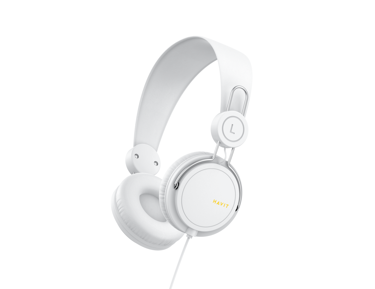 Навушники дротові накладні HAVIT HV-H2198D White з мікрофоном