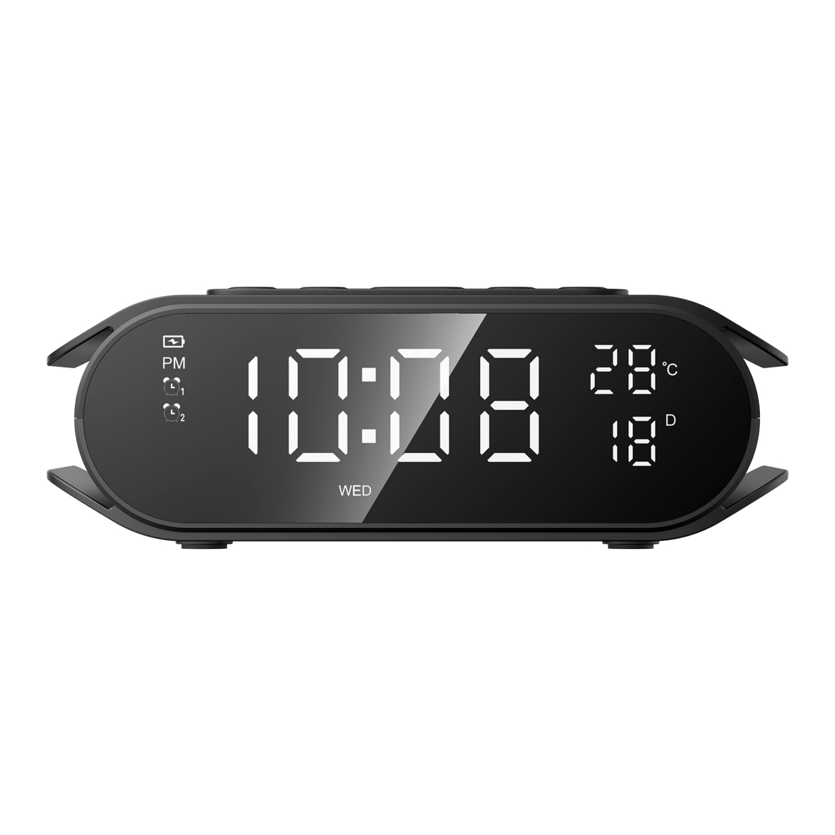 Бездротова зарядка з годинником HAVIT W3040 15W Black Бездротова зарядка з годинником HAVIT W3040 15W Black