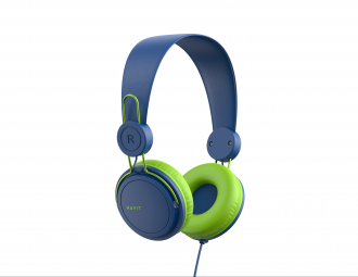 Навушники дротові накладні HAVIT HV-H2198D Blue/Green з мікрофоном