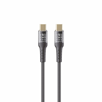 Кабель USB-C to USB-C HAVIT HV-CB6240 PD60W 3A 1м