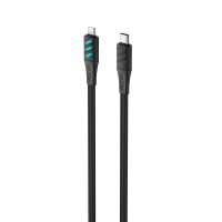 Кабель USB-C - Lightning HAVIT HV-CB6255 PD30W 1м з LED індикатором