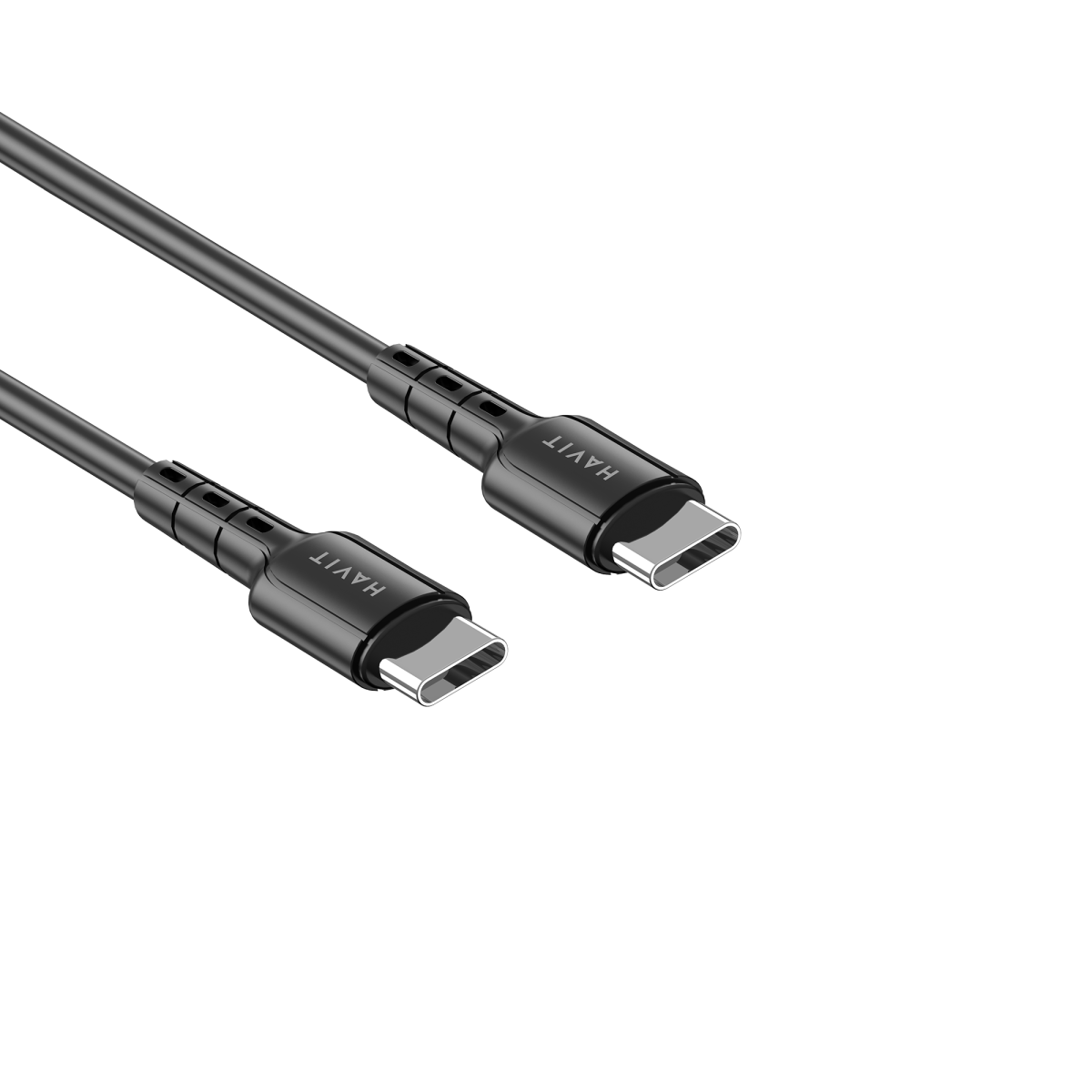 Кабель Type-C to Type-C HAVIT HV-CB6235 PD60W 3A 1м Кабель Type-C to Type-C HAVIT HV-CB6235 PD60W 3A 1м