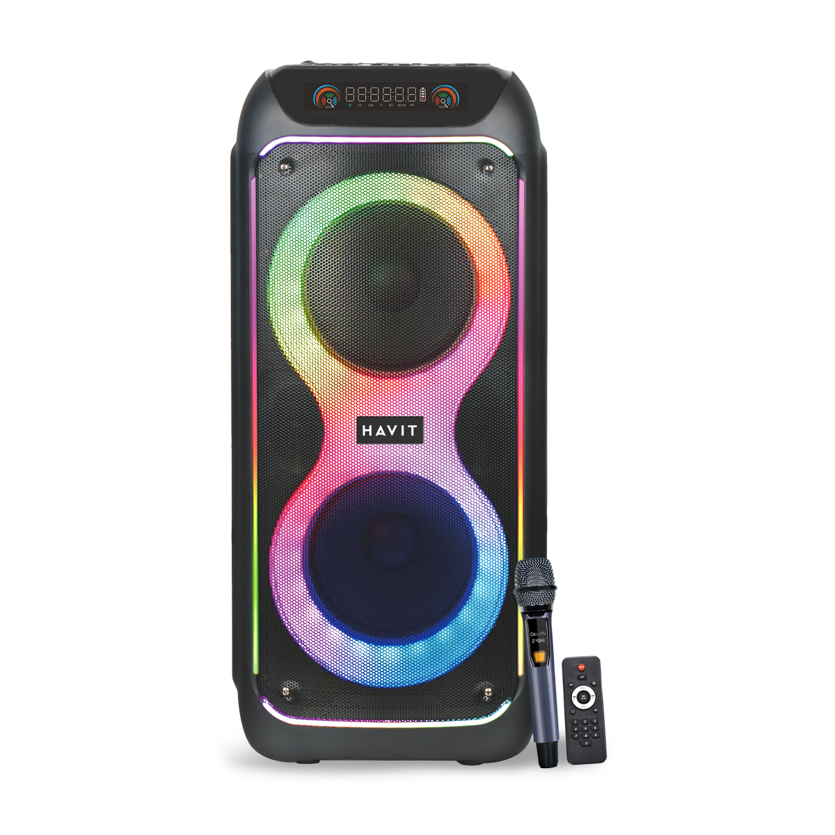 Портативна колонка HAVIT SQ149BT 100W RGB Black Портативна колонка HAVIT SQ149BT 100W RGB Black