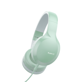 Навушники дротові накладні HAVIT HV-H100d Green з мікрофоном
