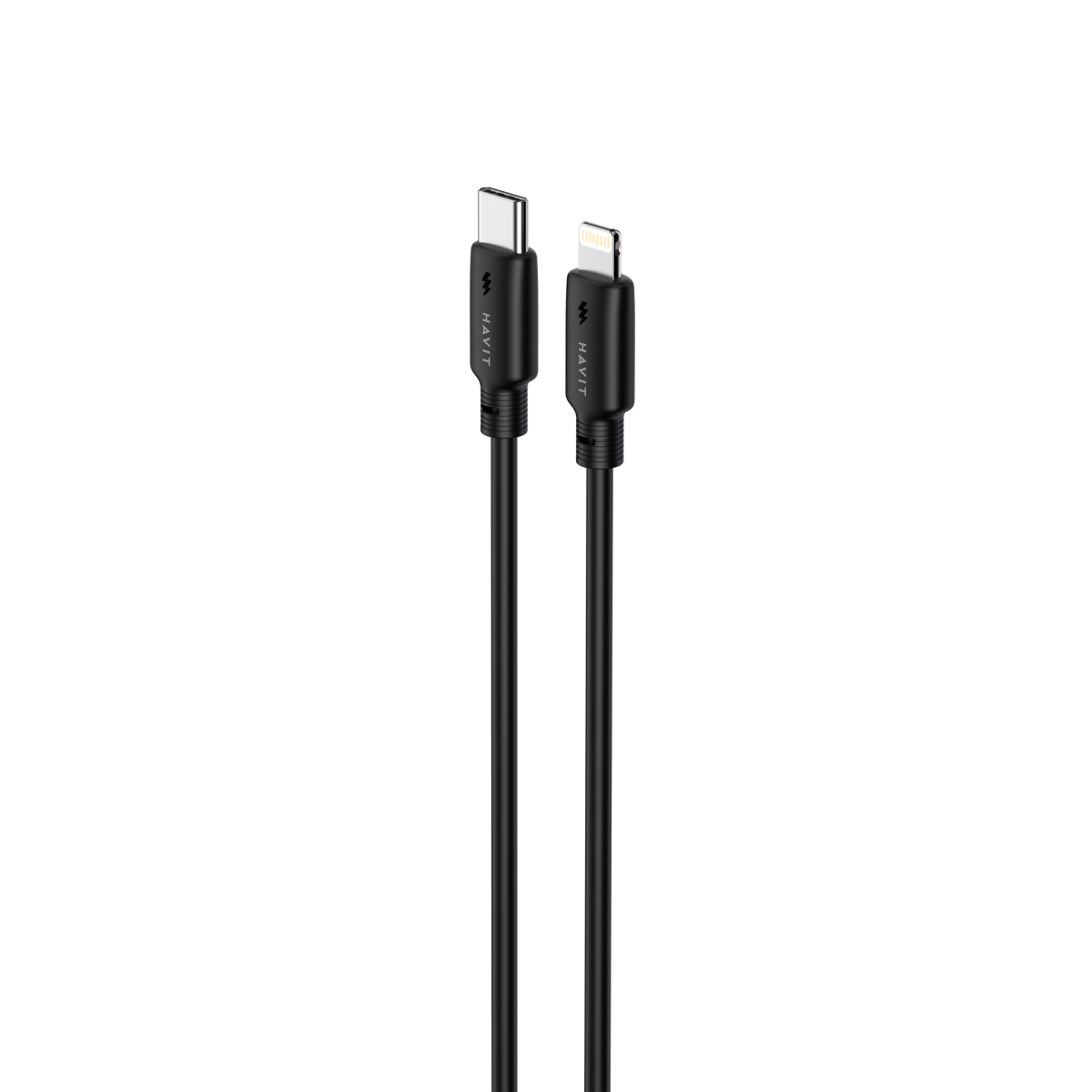 Кабель USB-C - Lightning HAVIT CB304C PD30W 1м Black
