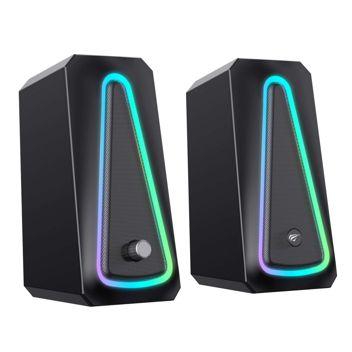 Стерео колонки ігрові HAVIT HV-SK208 PRO USB RGB Black Стерео колонки ігрові HAVIT HV-SK208 PRO USB RGB Black