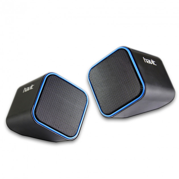 Колонки 2.0 HAVIT HV-SK473 USB Black/Blue