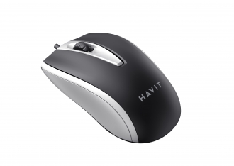 Дротова миша HAVIT HV-MS871 USB Gray (1200 DPI, 3 кл)