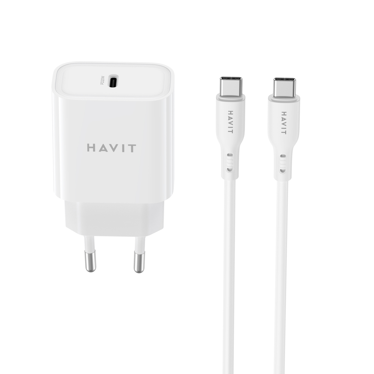Зарядний пристрій HAVIT ST934 20W USB-C з кабелем USB-C - USB-C