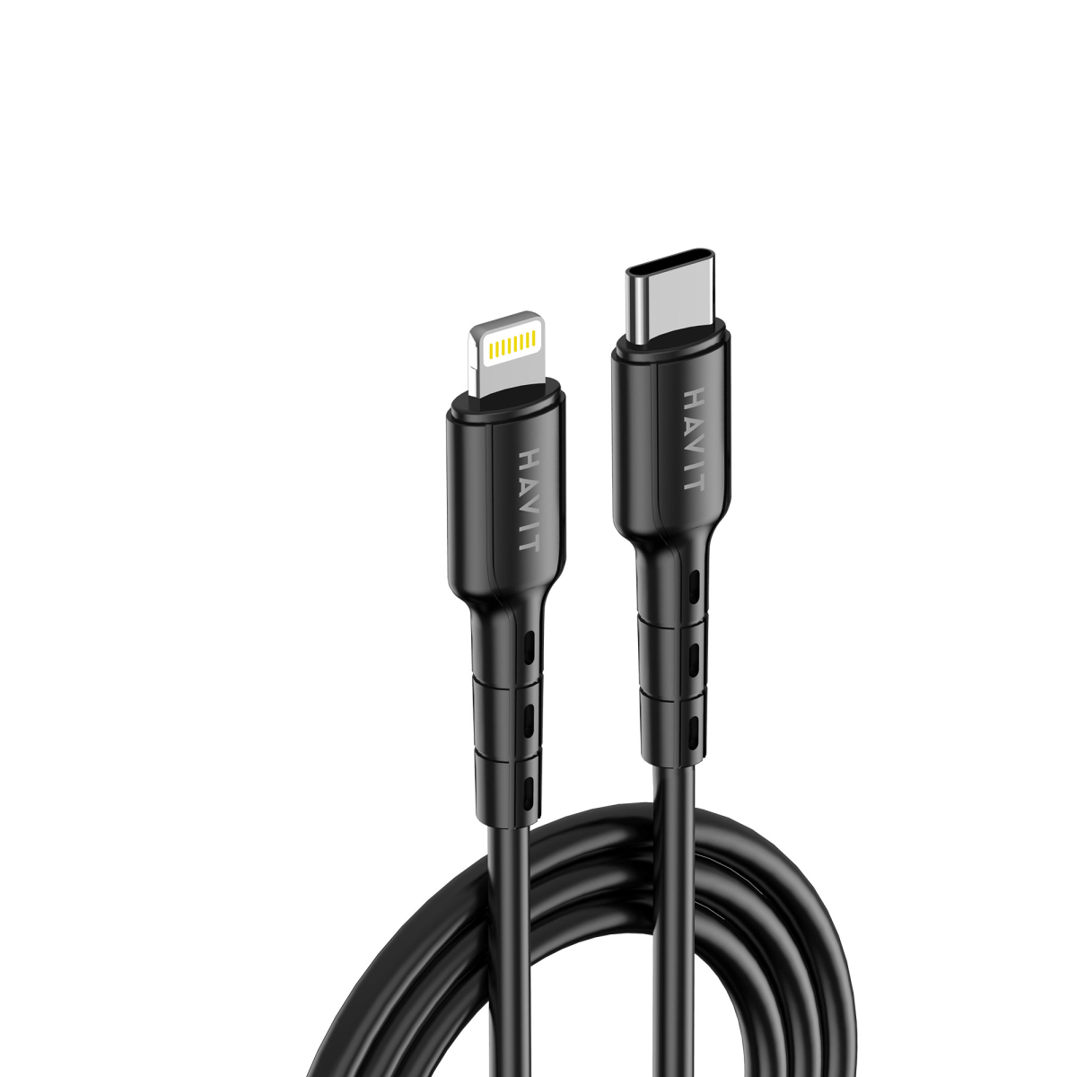 Кабель USB-C - Lightning HAVIT HV-CB6239 PD30W 1м Кабель USB-C - Lightning HAVIT HV-CB6239 PD30W 1м