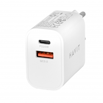 Зарядний пристрій HAVIT HV-UCP007 20W USB+Type-C