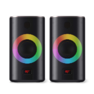 Стерео колонки ігрові HAVIT HV-SK212SE USB RGB Black