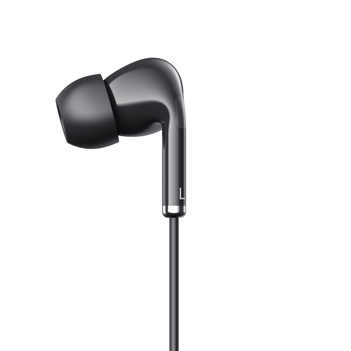 Вакуумні навушники з мікрофоном HAVIT HV-E306P Black