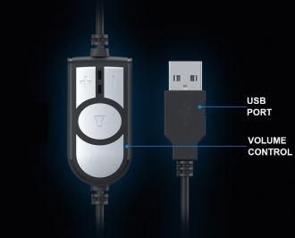 Ігрові навушники з мікрофоном HAVIT HV-H213U Plug USB 7.1