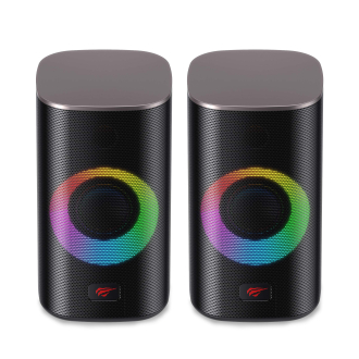 Стерео колонки ігрові HAVIT HV-SK212SE USB RGB Black