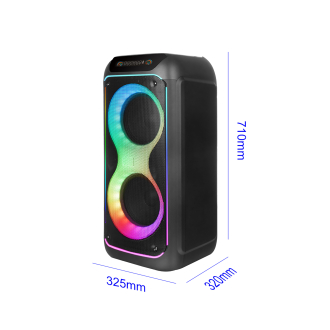 Портативна колонка HAVIT SQ149BT 100W RGB Black