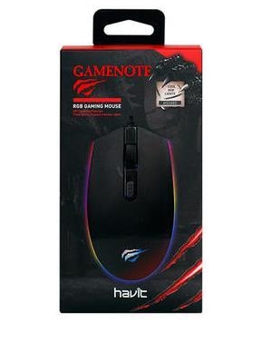 Ігрова дротова миша HAVIT HV-MS1003 USB RGB Black
