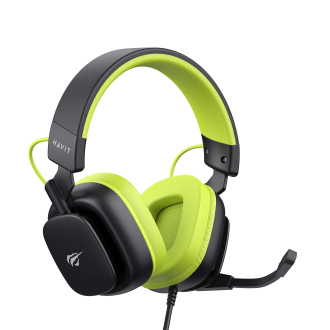 Ігрові навушники з мікрофоном HAVIT H2048U Black+Green Plug USB 7.1 Ігрові навушники з мікрофоном HAVIT H2048U Black+Green Plug USB 7.1